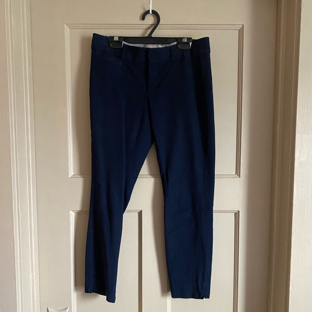 Banana Republic navy cropped pants